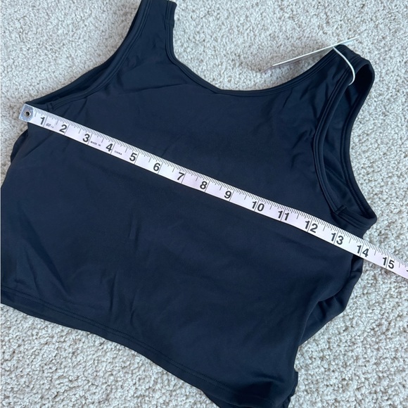 Halara cropped tank top black small - Picture 7 of 11
